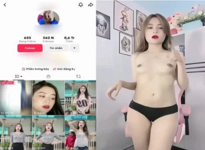 Nện em Tiktoker da trắng ngon hết mức
